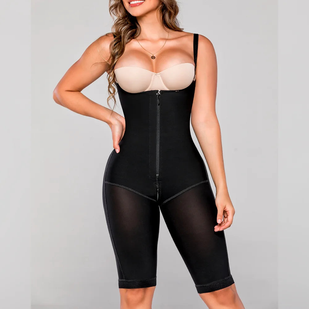Fajas Colombian Original Postpartum Reducers Body Shaper Corset High Compression Waist Trainer Post-Surgical Use Slimming Sheath