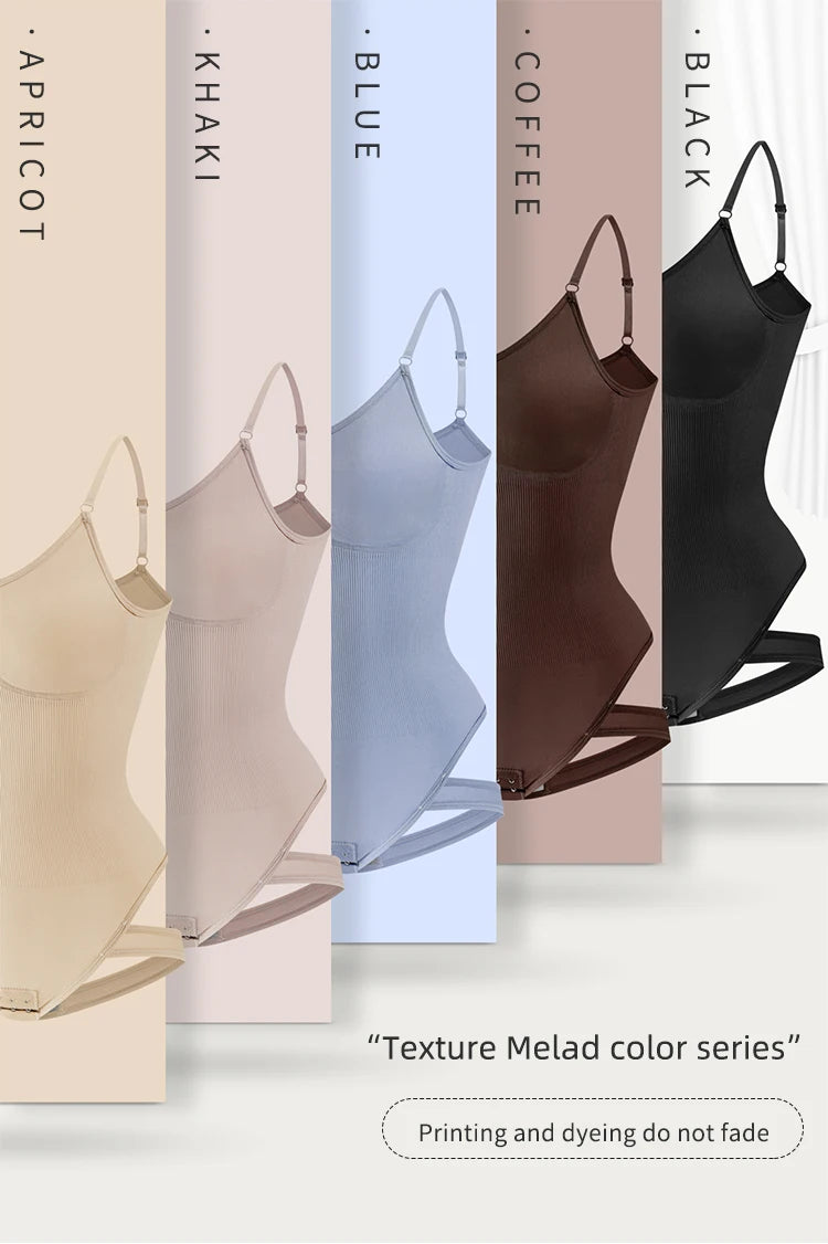 New Seamless Shapewear Slimming Ful Body Shaper Thongs Bodysuit Waist Trainer Body Shaping Sculpting Breast Women Top Underwear