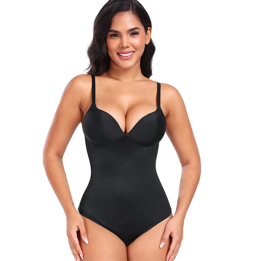 2025 New Design! Seamless Butt Lifting Bodysuit – No Bra Need T-Back Shapewear with Tummy Control