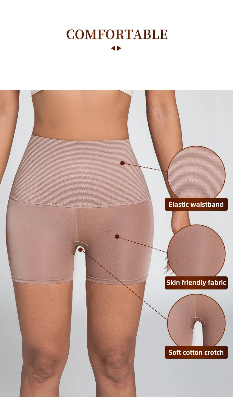 1pcs Women Shapewear Tummy Control Body Shaper Shorts Butt Lifter Panties High Waisted Plus Size Underwear Slimming Boxer Brief