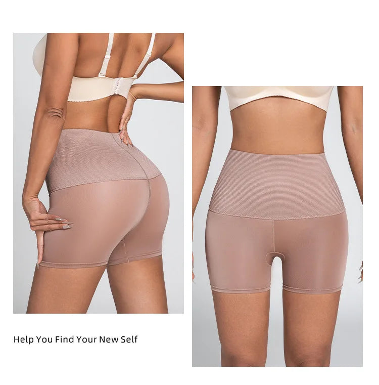 1pcs Women Shapewear Tummy Control Body Shaper Shorts Butt Lifter Panties High Waisted Plus Size Underwear Slimming Boxer Brief