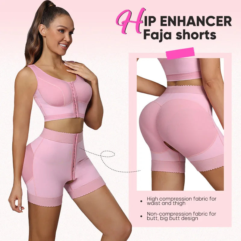 2Pack Shapewear for Post Surgery Recovery Tummy Lifter Butt Lift Bodysuits Open Crotch Shaping for post liposuction Surgrey use