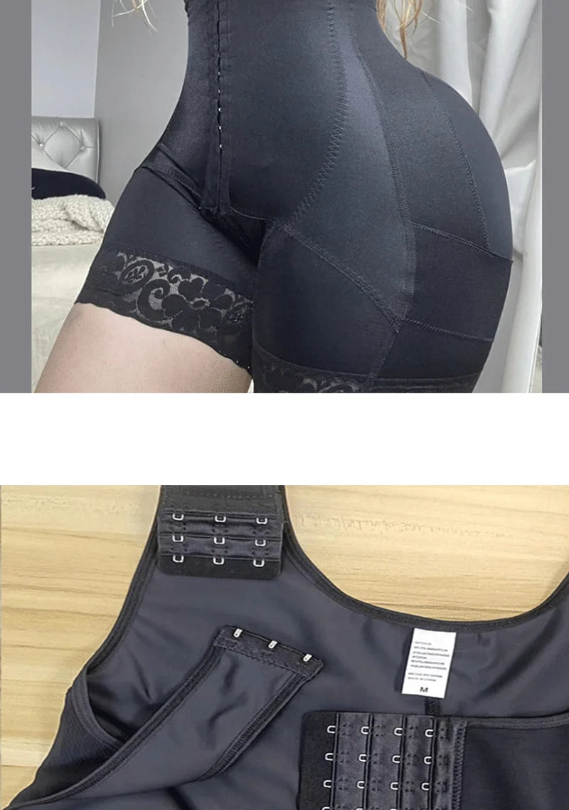 Colombian Faja Shapewear Abdomen Control Women Full Body Shaper High Compression Reducing and Shaping Girdles