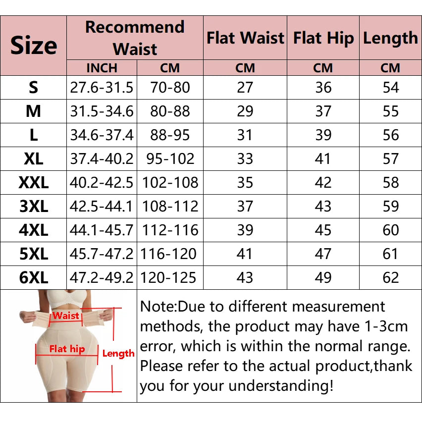 High Waist Trainer Body Shaper Padded Panty Buttock Booty Hip Enhancer Butt Shapers Seamless Lift Up Butt Lifter Control Panties