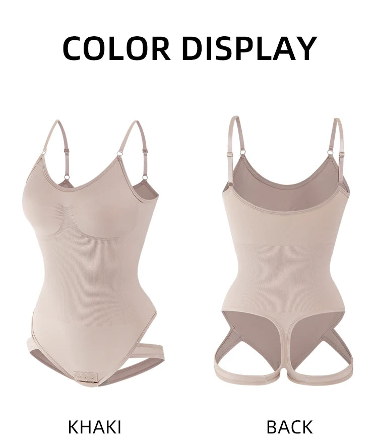 New Seamless Shapewear Slimming Ful Body Shaper Thongs Bodysuit Waist Trainer Body Shaping Sculpting Breast Women Top Underwear