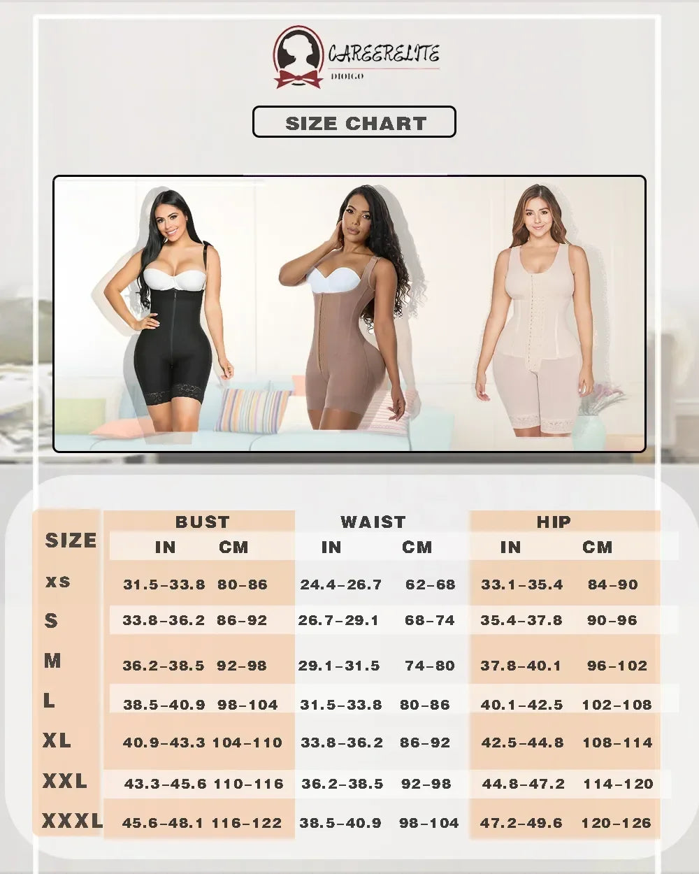 Fajas Colombian Original Postpartum Reducers Body Shaper Corset High Compression Waist Trainer Post-Surgical Use Slimming Sheath