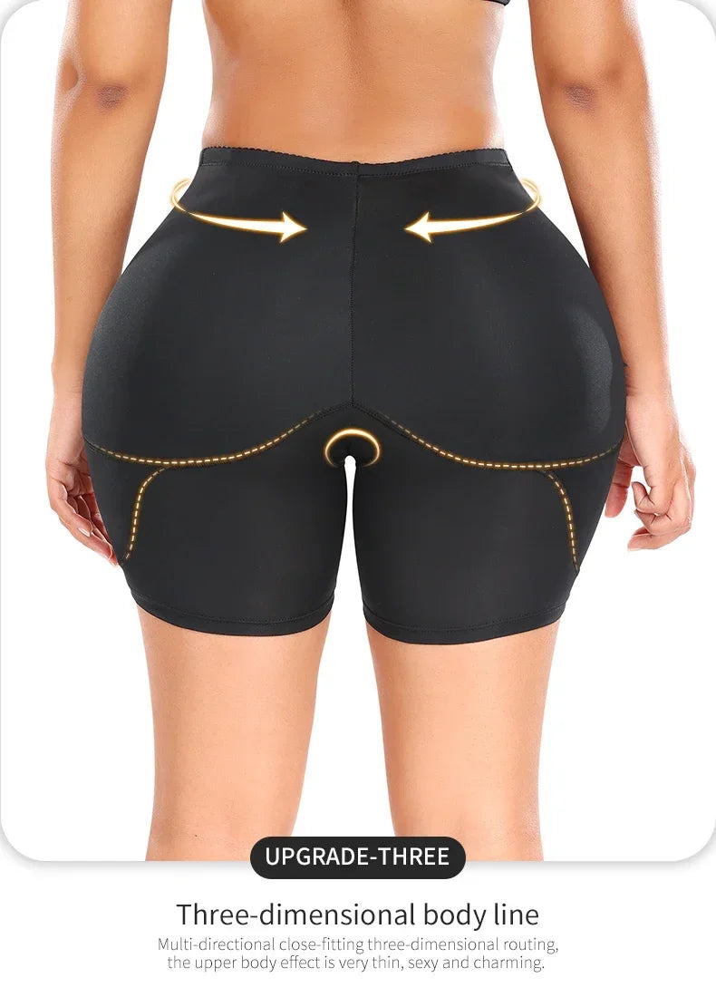 Shapewear Women Control Panties Hip&butt Pad 4 Pads Lifting Up Body Shaper Panty Enhancer Sponge Padded Buttocks Bigger