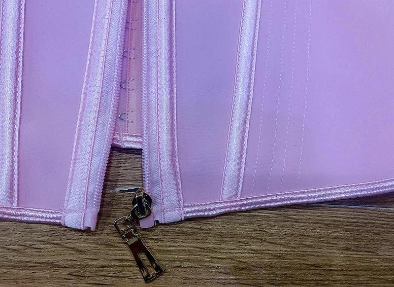 AfruliA Fajas Colombianas Girdles Double Compression Vest Waist Trainer Corset with Zipper Hook Flat Belly Slimming Body Shapers