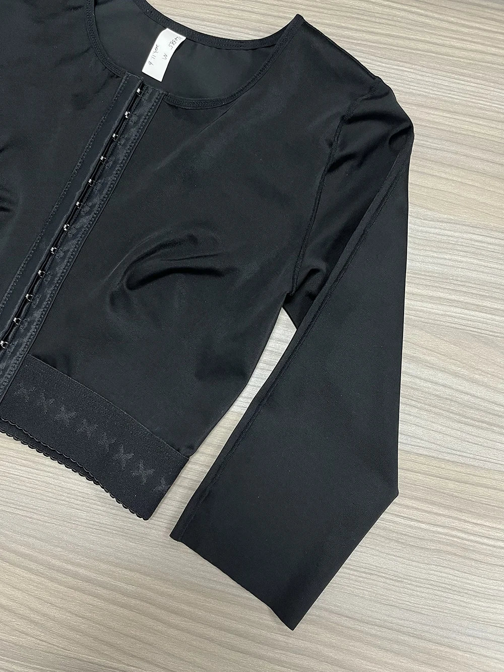 Women Firm Shaping Bra Post Op Surgery Long Sleeves Arm Slimming Posture Corrective Shapewear Gather Breast Underwear Tops Faja