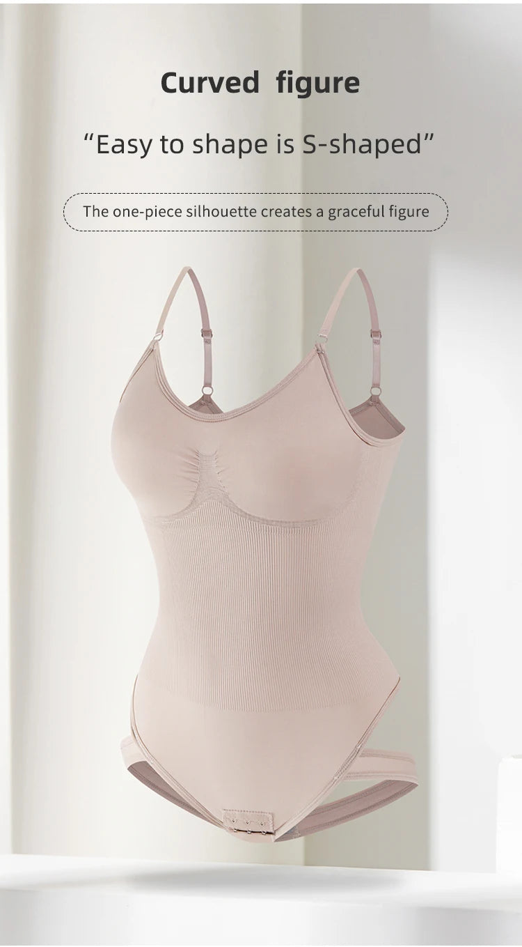 New Seamless Shapewear Slimming Ful Body Shaper Thongs Bodysuit Waist Trainer Body Shaping Sculpting Breast Women Top Underwear