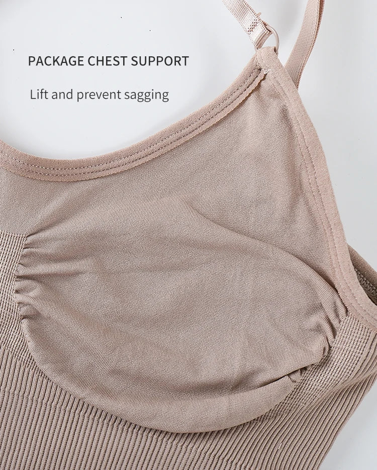 New Seamless Shapewear Slimming Ful Body Shaper Thongs Bodysuit Waist Trainer Body Shaping Sculpting Breast Women Top Underwear