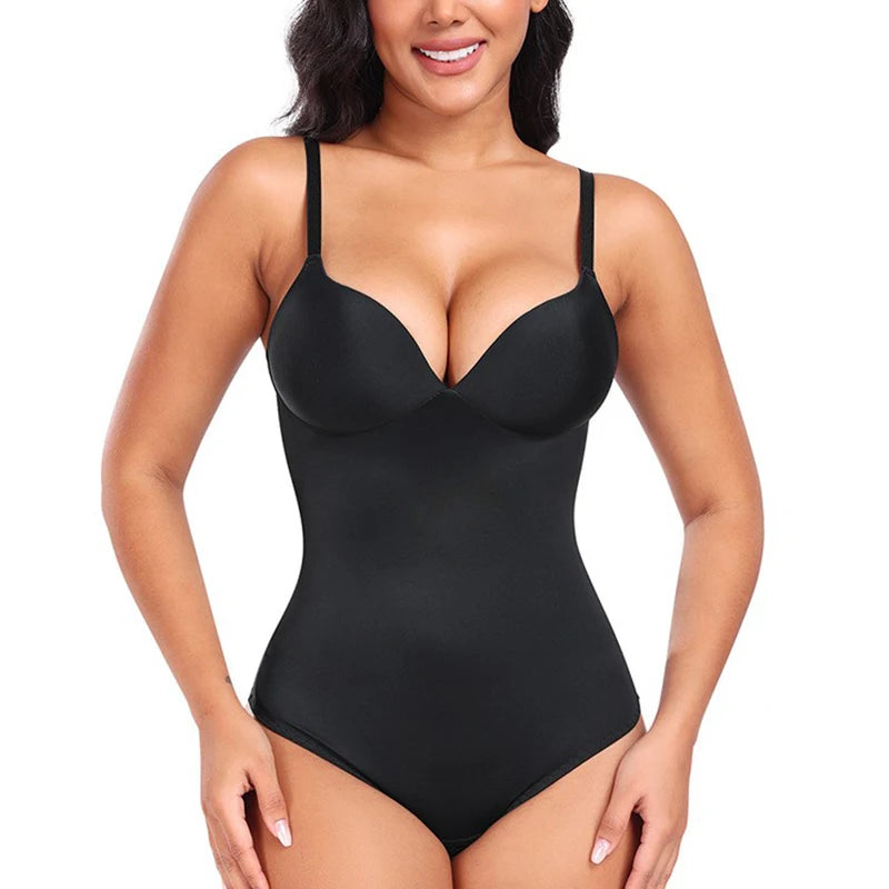 2025 New Design! Seamless Butt Lifting Bodysuit – No Bra Need T-Back Shapewear with Tummy Control