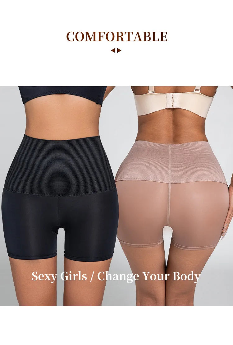 1pcs Women Shapewear Tummy Control Body Shaper Shorts Butt Lifter Panties High Waisted Plus Size Underwear Slimming Boxer Brief