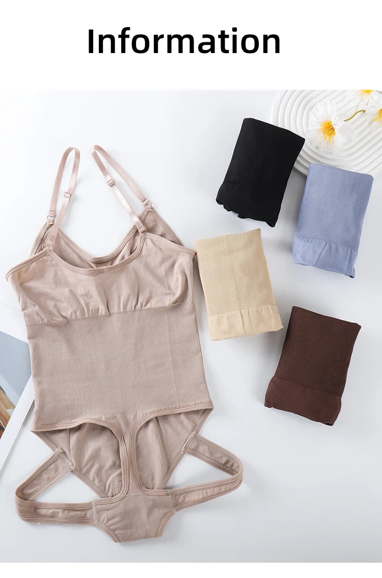 New Seamless Shapewear Slimming Ful Body Shaper Thongs Bodysuit Waist Trainer Body Shaping Sculpting Breast Women Top Underwear