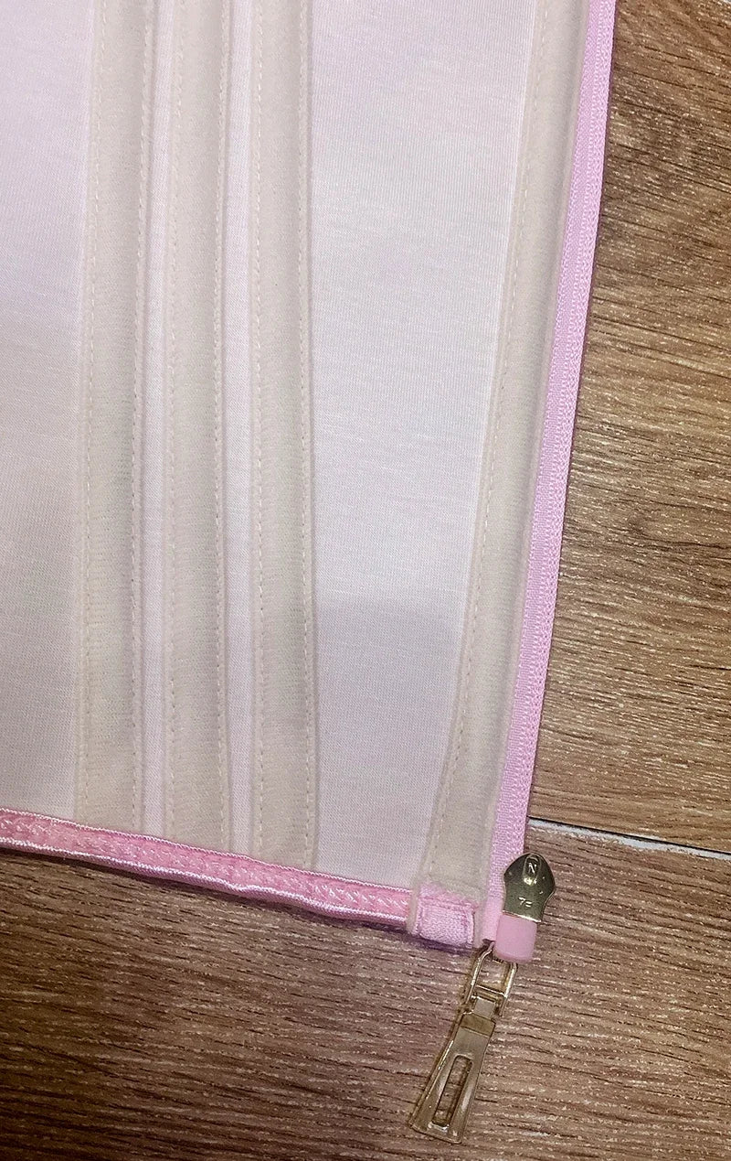 AfruliA Fajas Colombianas Girdles Double Compression Vest Waist Trainer Corset with Zipper Hook Flat Belly Slimming Body Shapers