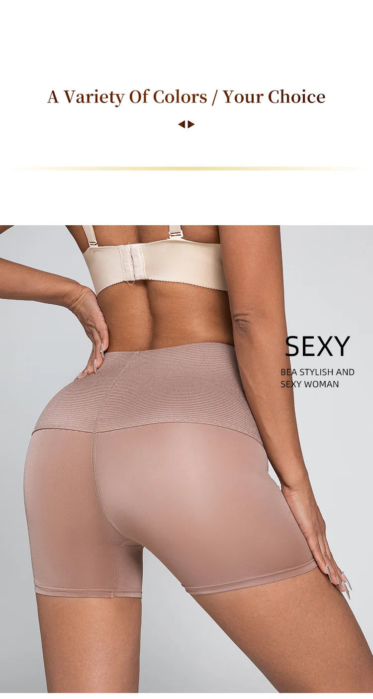 1pcs Women Shapewear Tummy Control Body Shaper Shorts Butt Lifter Panties High Waisted Plus Size Underwear Slimming Boxer Brief