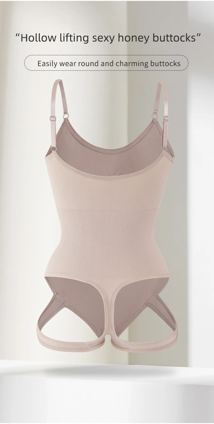 New Seamless Shapewear Slimming Ful Body Shaper Thongs Bodysuit Waist Trainer Body Shaping Sculpting Breast Women Top Underwear