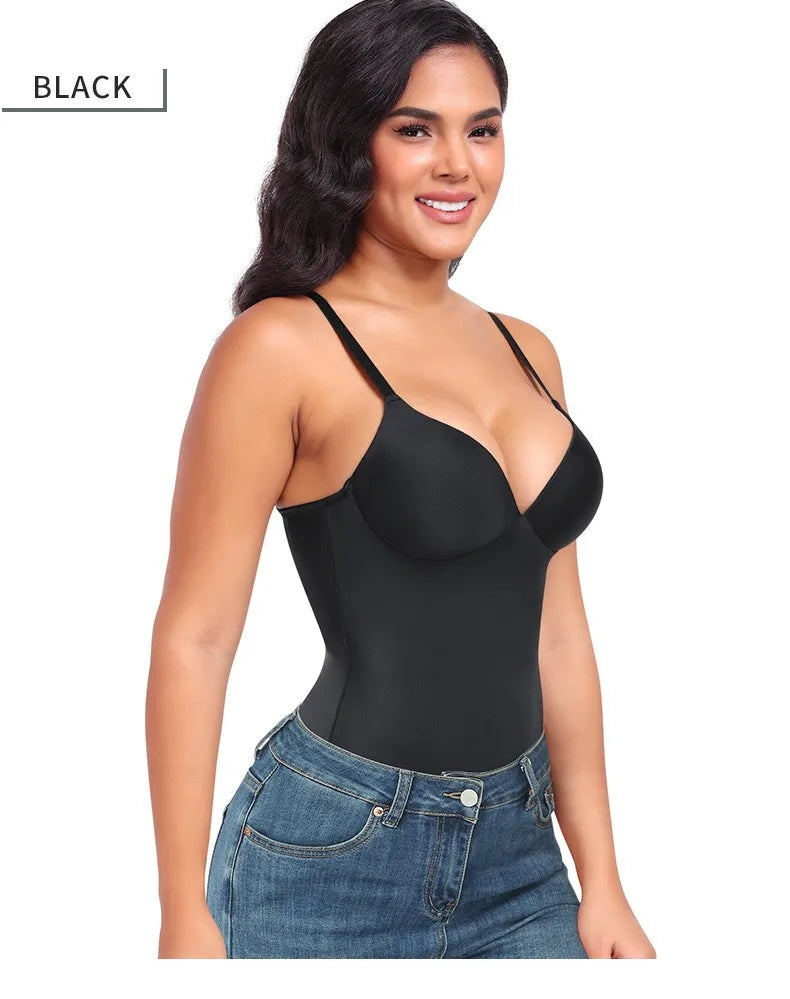 2025 New Design! Seamless Butt Lifting Bodysuit – No Bra Need T-Back Shapewear with Tummy Control
