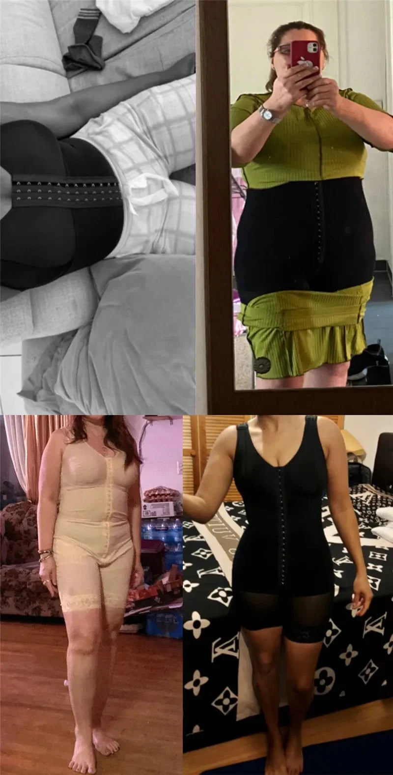 Colombian Fajas Body Shaper for Women Full Body Shapewear Tummy Control Butt Lift Postpartum Recovery Corset Girdle
