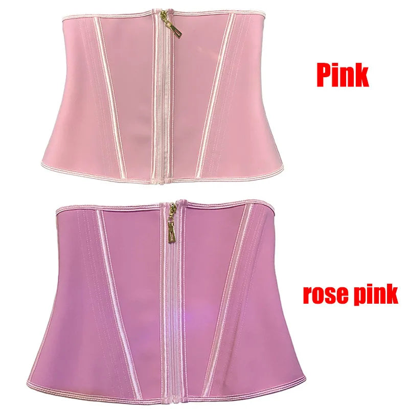 AfruliA Fajas Colombianas Girdles Double Compression Vest Waist Trainer Corset with Zipper Hook Flat Belly Slimming Body Shapers