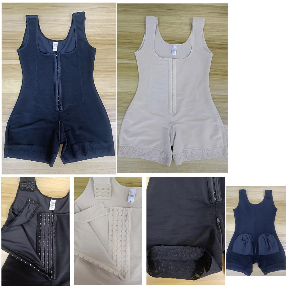 Colombian Faja Shapewear Abdomen Control Women Full Body Shaper High Compression Reducing and Shaping Girdles