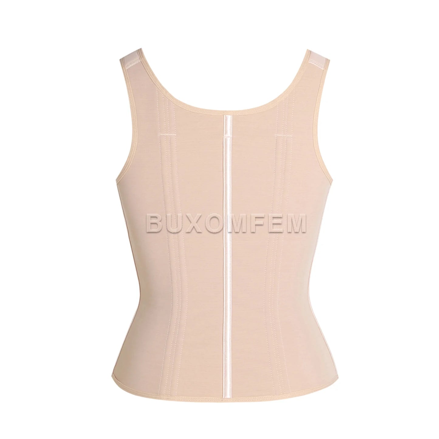 Stylish Seamless Fajas Colombianas Postsurgical Shaping Slim Belt for Women Front-Zipper Colombian Girdles with Shoulder Straps