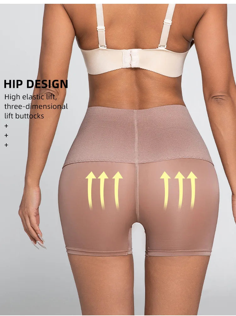 1pcs Women Shapewear Tummy Control Body Shaper Shorts Butt Lifter Panties High Waisted Plus Size Underwear Slimming Boxer Brief