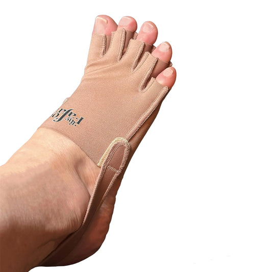 Foot Faja Post Operative Compression Sock - Jaws Podiatry Medical Ankle Socks for Post Operative Surgery Injury Recovery Pain Relief and Sports Protection - Coco (Medium) - For Toe Or Foot Injuries Foot Fatigue Or Post-Operative Swelling