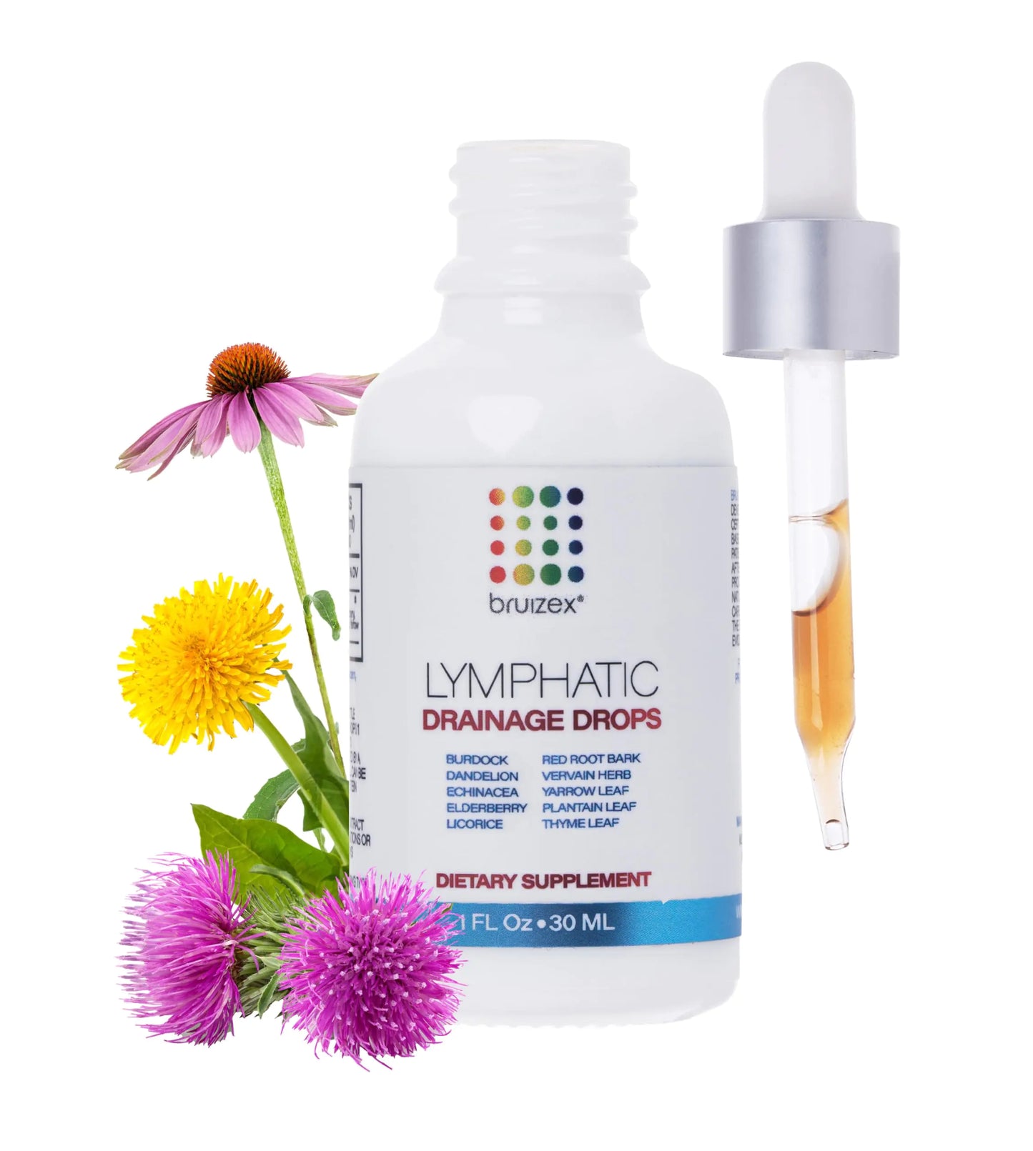 Lymphatic Drainage Drops for Surgery Recovery & Lymphatic Health Unflavored Use Post Liposuction BBL & Tummy Tuck Natural Herbal Blend of Dandelion Root Burdock Root Echinacea 1 Fl Oz